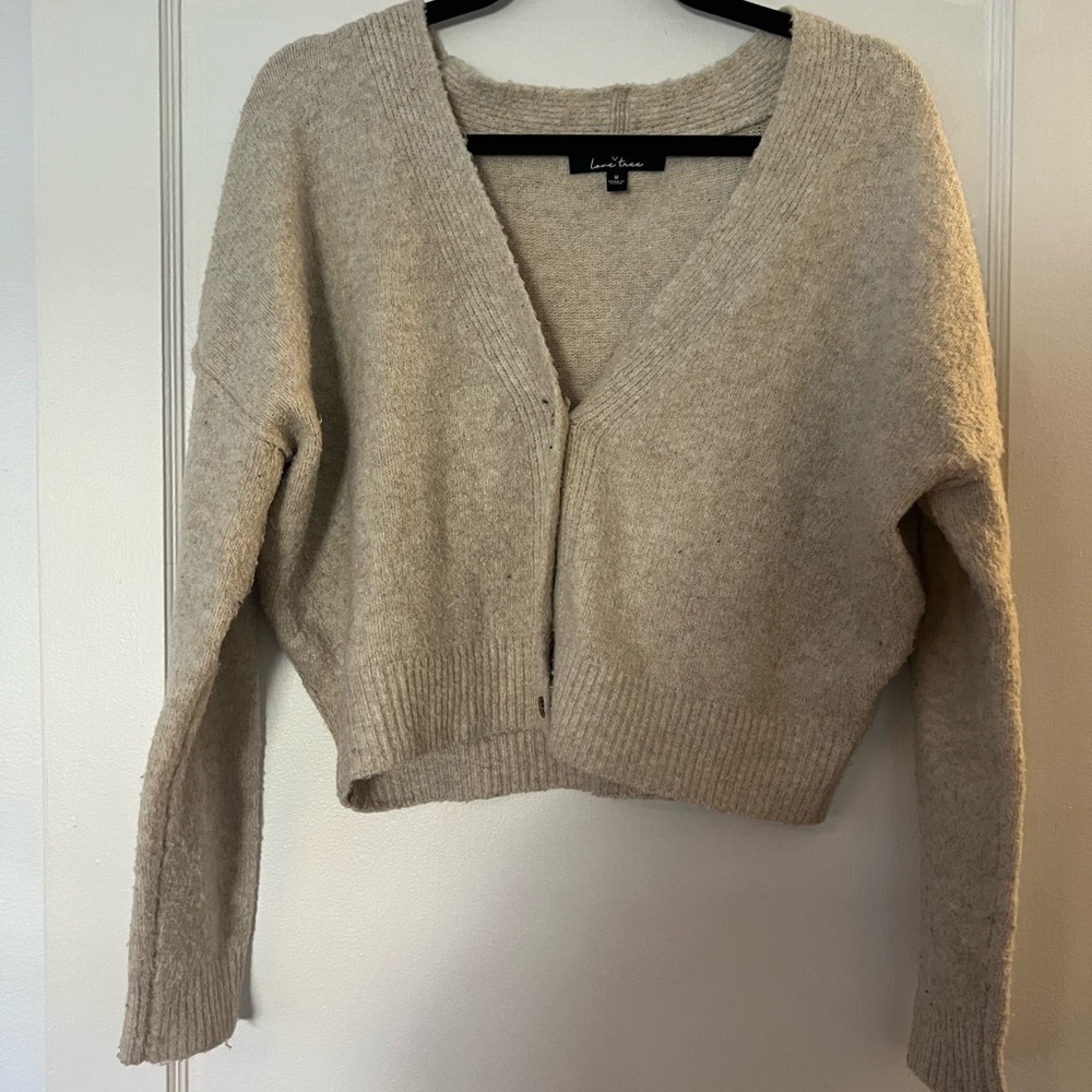 Cozy crop cardigan